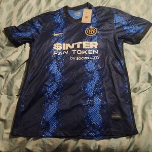 NWT Inter Milan 2021 Home Nike Soccer Jersey‎ Men's Size XL ORI ÷ Fit